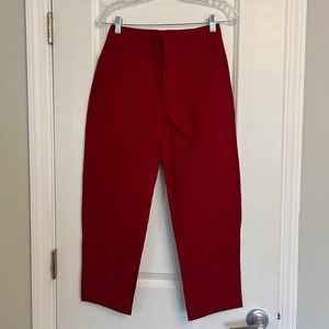 Zara Red Dress Pants, Size Small